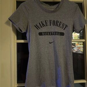 Nike Women's Gray Wake Forest Basketball Tee